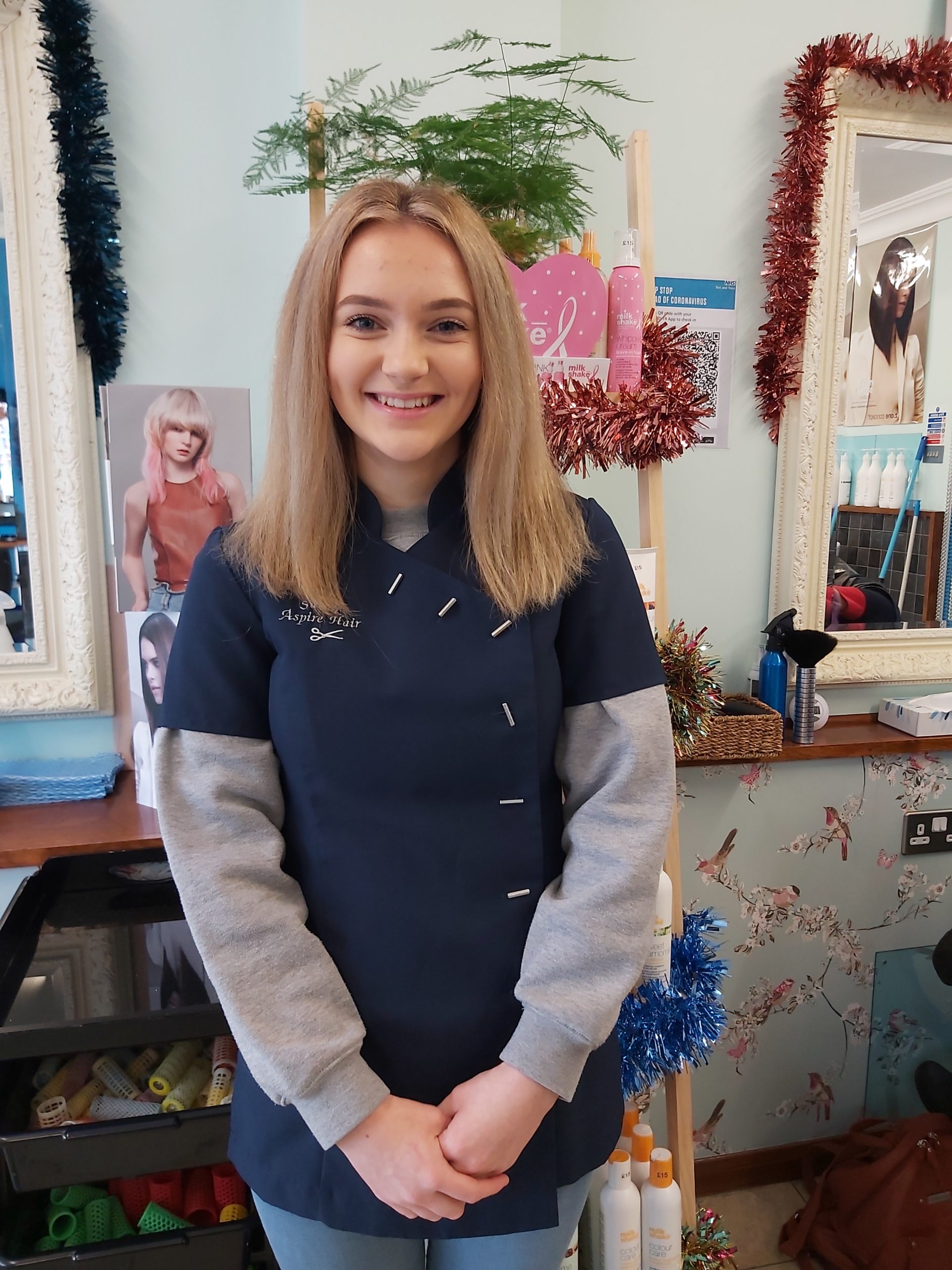 sasha- aspire hair salon staff